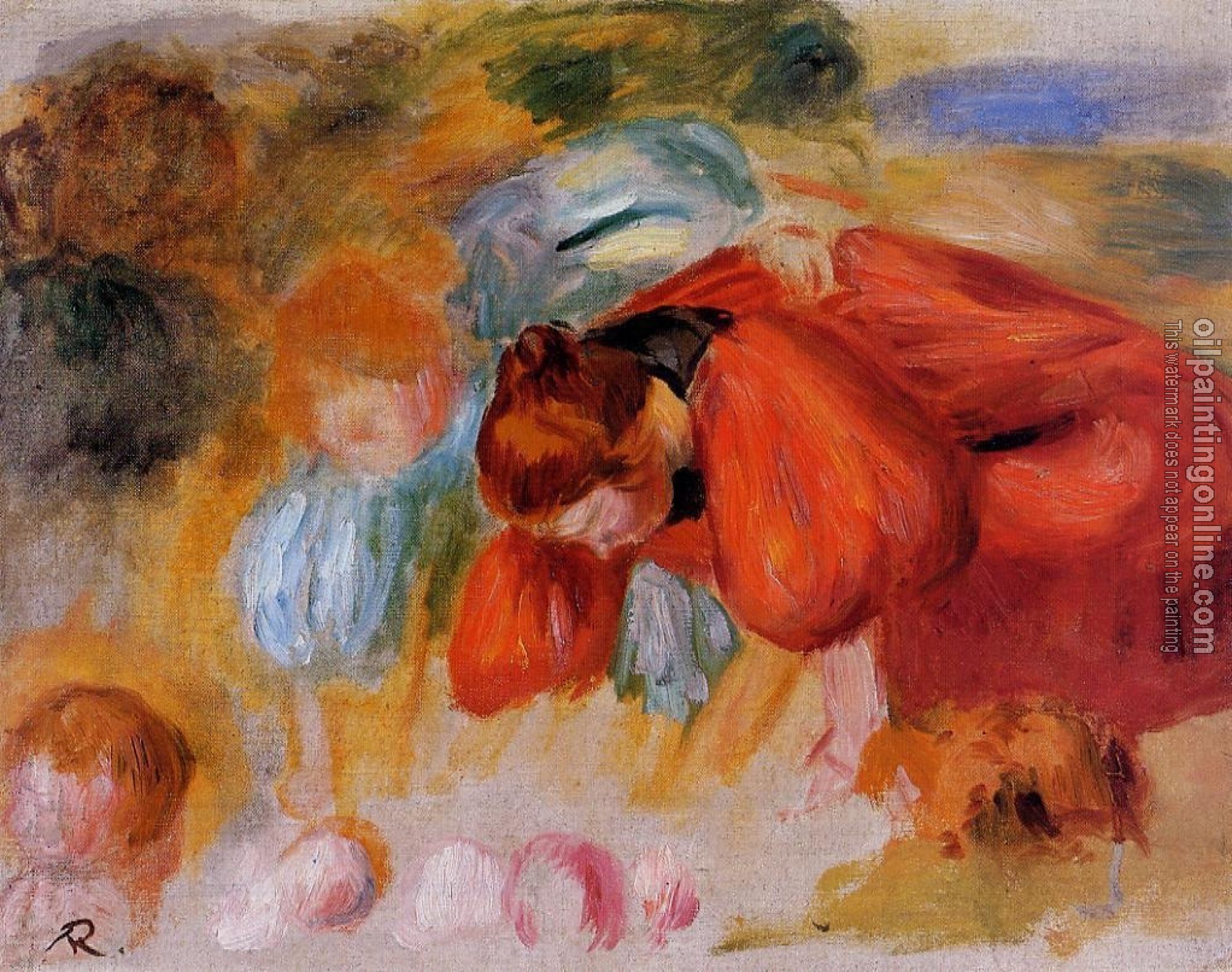 Renoir, Pierre Auguste - Study for The Croquet Game